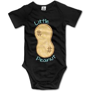 Little Peanut Infant Climbing Short Sleeve Onesie One-Piece Baby Bodysuit Clothes 0-12 Months Black