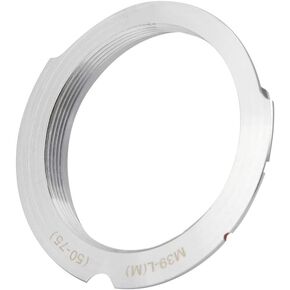 Acouto Lens Adapter L(M39) LM 35 135mm Adapter Camera Lens Mount Adapter for Leica M39 LSM LTM Lens for Leica VM ZM LM EA7 35 135 Approx. 19.2g (50-75)