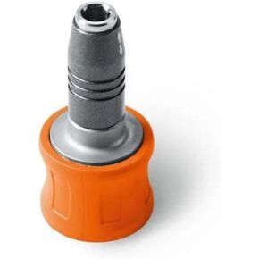Fein 1/4" Hexagon Bit Holder with Neodymium Magnet - Compatible with Cordless Drill/drivers with QuickIn/QuickIn Max Interface, One-Handed Operation - 60510222010