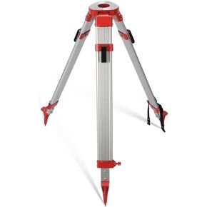 Aluminum Surveying Tripod, 62.2" Adjustable Tripod with Twist Lock, Lightweight Durable Tripod for Total Stations
