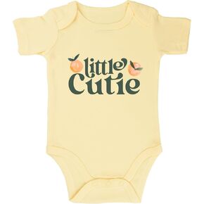 Little Cutie Baby Bodysuit Orange Cute Bodysuit Baby Lil Cuties Baby Bodysuit Baby Unisex Clothes