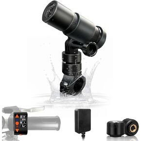 VSYSTO Bicycle Camera with OLED Display Wired Controller, HD 1080P 150° Wide Angle Waterproof Action Camera, GPS, WiFi, Loop Recording, G-Sensor