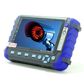 CCTV Tester Monitor 5.0 Inch Wrist Coaxial 4-in-1 Camera Tester 8MP 5MP 1080P AHD/TVI/CVI/CVBS Analog Tester Monitor Support Video Test/PTZ Control/12V Power Output