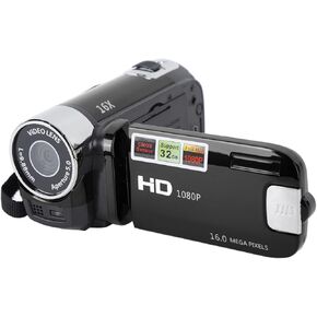 Video Camera Camcorder, 4K 48MP Digital Camera Recorder, Vlogging Camcorder with 2.7 Inch Rotatable Screen, 16X Digital Zoom, Built in Speaker, Support Recording While Charging