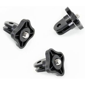 Action Mount® - 3 Pieces of Universal Screw Adapter for GoPro Mounts, w/Camera Screw (1/4-Inch 20). These Conversion Adapters Work with a Point-and-Shoot Camera, or Sony Action Cam.