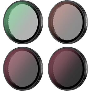 Osmo Action 5 Pro Action 4 Action 3 CPL ND Filters, CPL ND8 ND16 ND32 Polarizing Neutral Density Filters Sets for DJI Osmo Action 5 Pro 4 3 Combo, Multi Coated HD Optical Glass Filter with Wipe