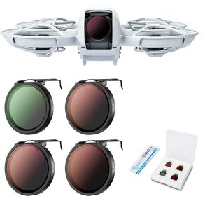 JJC Neo Drone CPL ND Filter Set, CPL ND8 ND16 ND32 Polarizing Neutral Density Filters Kit for DJI Neo Drone Fly More Combo, Multi Coated HD Optical Glass Filter with Lightweight Aluminum Frame