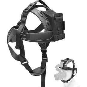 Tactical Soft Helmets, Heavy Duty Night Vision Head Strap Adjustable NVG Mount Cap Headband for Night Vision Goggles & Action Camera, Head Harness Compatible with NVG10/NVG30/G1/PVS 14