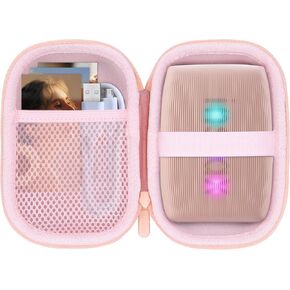 Storage Case Compatible with Fujifilm Instax Mini Link 3 2 1 Smartphone Printer (Rose Pink Case)