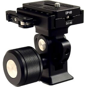 Desmond DMH-2-DLC-60 60mm Lever Lock Clamp Tripod Tilt Head Arca Compatible Oversized Knob