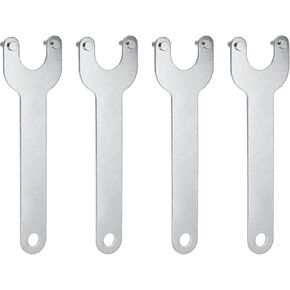 HARFINGTON 4pcs Angle Grinder Wrench 30mm Center 2mm Thickness Metal Lock Nut Replacement Wrenches Spanner