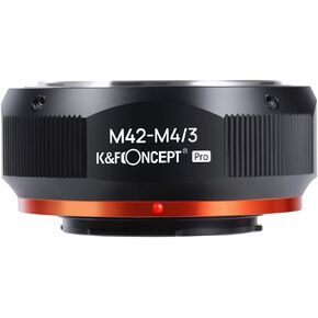 K&F Concept Lens Mount Adapter Compatible for Leica M42 Screw Mount Lens to M4/3 M43 Micro Four Thirds Mount Camera with Matting Varnish