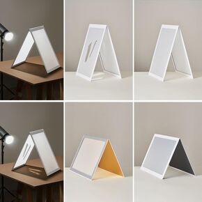 Photo Light Flash Foldable Diffuser & Simulate Window Light Shadow Board for Small Product, Diffusion Photography Shooting Reflective, Alternative to Photo Box for Jelwery Cosmestics