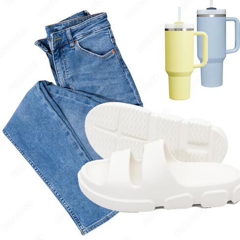 SHEYOUNG Slide Sandals for Women Indoor Outdoor, House Slippers for Woman, Non Slip Rubber Shower Slides, Two Strap Arch Support Sandals in Saudi Arabia