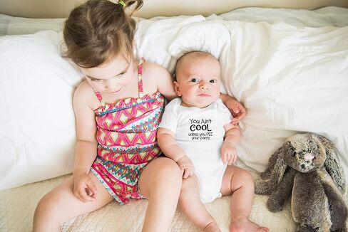 AW Fashions You Ain't Cool Unless You Pee Your Pants Baby Bodysuit Funny Adorable Infant Clothing Outfit in Kuwait