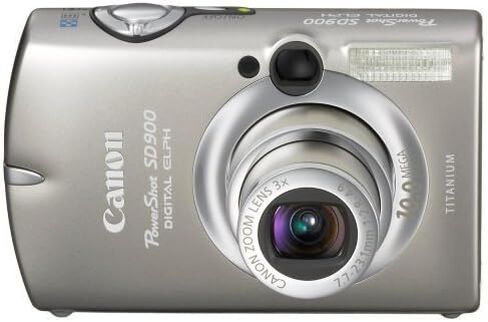 Canon PowerShot SD900 Titanium 10MP Digital Elph Camera with 3x Optical Zoom (OLD MODEL) (Renewed) in Saudi Arabia