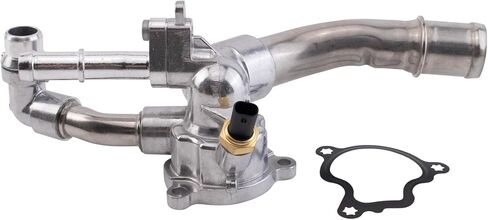 TRQ Water Pump Thermostat with Housing Assembly Compatible with 2011-2020 Mercedes-Benz in Kuwait