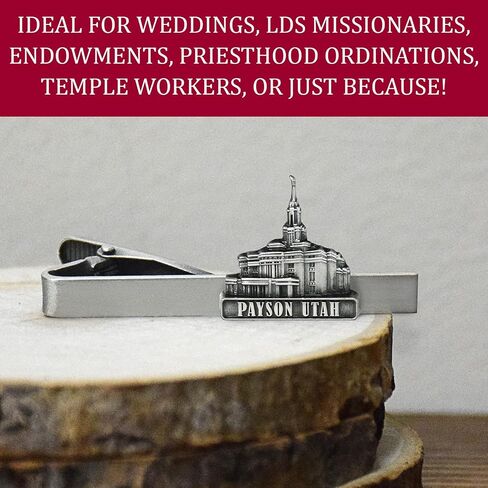Lifebeats Meridian Idaho Antique Silver Temple Tieclip by Ringmasters, not_known in Kuwait