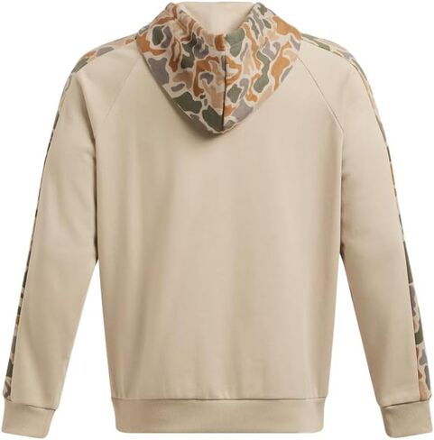 Under Armour Men’s Rival Fleece Camo Blocked Hoodie | Ultra-Soft Cotton Blend Hoodies for Men with Kangaroo Pocket in Kuwait