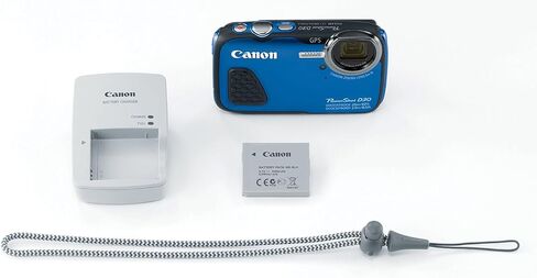 Canon PowerShot D30 Waterproof Digital Camera, Blue (Renewed) in Saudi Arabia