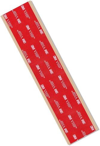 3M VHB Tape 5962 لفة شريط ربط دائم - 1.125 بوصة × 15 قدم. رغوة سوداء قابلة للتوافق مع لاصق أكريليك. in Kuwait