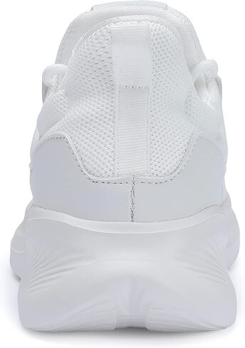 Casbeam Mens Running Shoes Light Comfort Walking Casual Sport Mesh Sneakers Work Gym Non Slip Tennis Cross Trainer White Size 15 in Kuwait