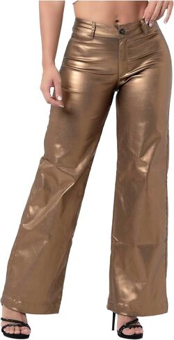 L.O.W.L.A SHAPEWEAR Butt Lifting Faux Leather Pants | Pantalones Colombianos Levanta Cola | Black Pleather Jeans in Kuwait