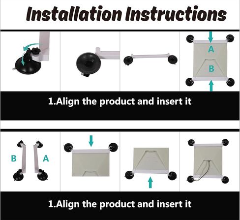 Starlink Mini Suction Cup Mount for Sunroof/Window/Roof - Starlink Mini Mount for Car, Suction Cup Stand，starlink Mini car Mount,Portable Starlink Mounting Kit for Stable Internet on The Go in Saudi Arabia