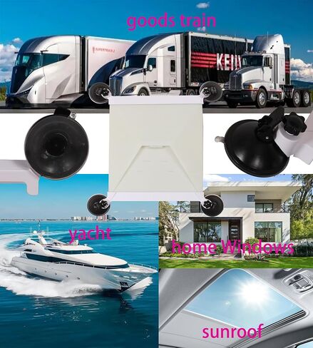 Starlink Mini Suction Cup Mount for Sunroof/Window/Roof - Starlink Mini Mount for Car, Suction Cup Stand，starlink Mini car Mount,Portable Starlink Mounting Kit for Stable Internet on The Go in Saudi Arabia