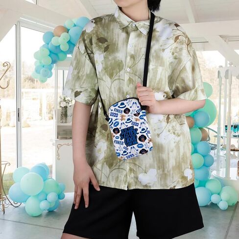 WCGXKO Sorority Gift 1920 Finer Woman Royal Blue & White Zipper Pouch Makeup Bag (FOR ME 1920 1) in Kuwait