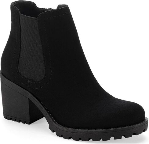 Womens Morghan Microfiber Booties Boots Black 8 Medium (B ، M) in Kuwait