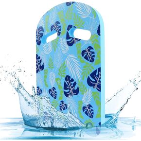 لوح كيك بورد للتدريب على السباحة، وتدريب الكبار على السباحة، ومساعد السباحة، وركل السباحة مع مقابض لتدريب المبتدئين - أزرق in Kuwait