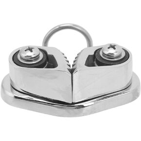 Marine Cam Cleat 316 Stainless Steel Fairlead Leading Ring Anchor Rope Cleats Sailing Cleat for 3 to 12mm Rope Used for Sailing Kayaking Canoeing