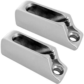 Boat Clam Cleat for Rope Acouto Rope Cleat 316 Stainless Steel Marine Accessories 2Pcs