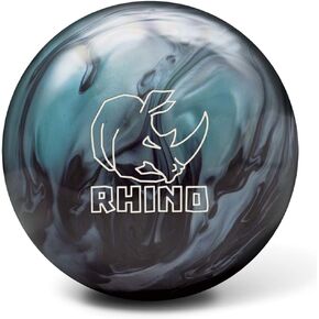 Brunswick Rhino Reactive PRE-DRILLED Bowling Ball- Metallic Blue/Black