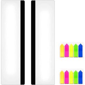 LRZCGB Monitor Memo Board,3 Pieces Computer Monitor Message Board Acrylic Monitor Sticky Note Holder Suitable for Home Office Desktop (2 Sides+Bottom)