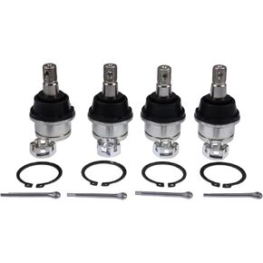 (4 Pack) Ball Joint 7061141 7061156 Compatible for Polaris Predator 500 Outlaw 450 500 525 Upper Lower 12 MM X 1.50 MM