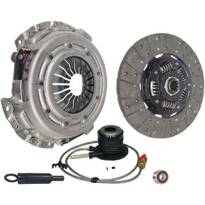 Clutch And Slave Kit Compatible With Astro Express 1500 2500 Silverado 1500 Sierra 1500 Base Lt Wt Ls 2001-2007 Blazer Jimmy Sonama 02-05 4.3L V6 Gas Ohv Naturally Aspirated (04-157S)