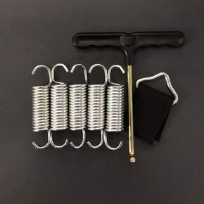 Shan Trampoline Spring (87, 100, 120, 130，135，140, 147，165,178,190,210,215,260 mm) Spring Replacement Spring, Trampoline Accessories, Trampoline Triangle Buckle