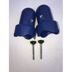 Skywalker Trampolines Large Trampoline Enclosure Pole Caps, 2-Pieces - Blue