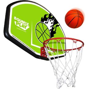 Universal Trampoline Basketball Pole, Hoop and Backboard - Fits All Major Brands with Straight or Angle Poles
