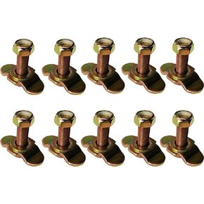 New Updated Anti-spin L Track and Airline Track Stud Fitting,Lug Stud Fitting,2250 Lbs Capacity-10packs