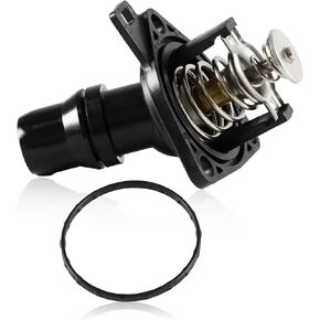 Engine Coolant Thermostat Assembly Compatible with Honda Accord 2.4L 2003-2007, Element 2.4L,2003-2011, Replace#:19301-RAA-A02 19301RAAA02