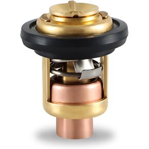 Thermostat with Gasket Compatible with Honda Marine 8HP 9.9HP 15HP 20HP 25HP 30HP 40HP 50HP 60HP 75HP 90HP 200HP 225HP 4-stroke Outboard Motors Replace#: 19300-ZW9-003 19300-ZY3-023 6640114