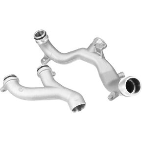 X AUTOHAUX 1 Set Aluminum Thermostat Top Crossover Hose Coolant Pipe Water Outlet for Land Rover for Range Rover Sport LR4 Discovery for Jaguar XJ XF XE LR092992 LR090630 AJ813917 AJ813865