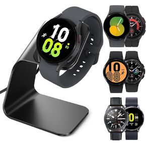 NANW Charger Dock Compatible with Samsung Galaxy Watch 7 6/Classic/Watch 5/5 Pro/Watch 4/Classic/Watch 3/Active 2/1, USB Replacement Charging Cable Dock Stand Accessories for Galaxy Watch 7/6/5 Pro