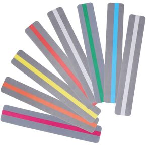 8Pcs Guided Reading Strips Highlight Strips Colored Overlay Highlight Bookmarks,Assorted Colors Strips Help with Dyslexia for Crystal Children,Assist Teachers in Teaching