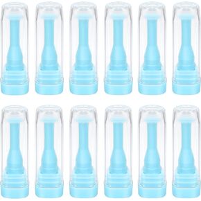 10 Pack Hard Contact Lens Remover & Insertionl Tool for RGP and Scleral Lenses - Plunger Suction Cup (Blue)