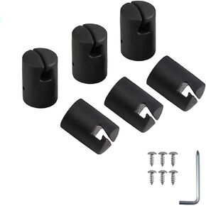 Trampoline Pole Cap Enclosure G Shaped Pole Cap Trampoline Shell Rod Cap with Screw for Flat Steel Sheet Top Ring System