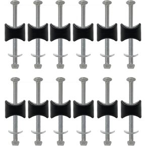 12 Pack 8mm x 94mm Trampoline Screws Steel Trampoline Screws Long Screw Trampoline Replacement Parts Trampoline Accessories Enhance Trampoline Stability